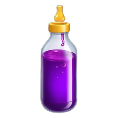 A bottle from under the sprite in which a purple liquid is poured, which is poured there from the cough syrup "prometasine" sticker