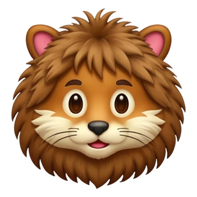 hairy creature apple style emoji sticker