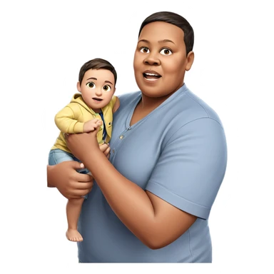 boys in casual outfits sticker