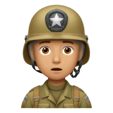 staunender soldat sticker