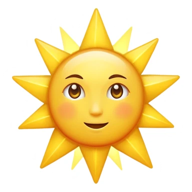 Sun as a star sticker
