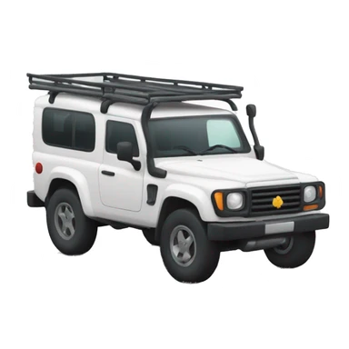 White 4x4 sticker