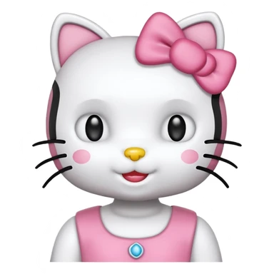 Hello Kitty. Avec ses ami sticker