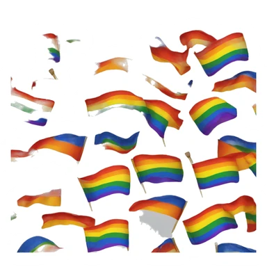 Liquor rainbow flag sticker