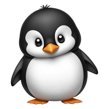 penguin giving thumbs down sticker