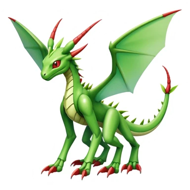  Cool Edgy Shiny Futuristic Ethereal Legendary Scyther-Flygon-Digimon-hybrid full body sticker