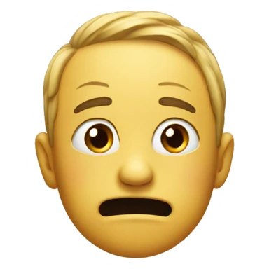 Emoji face begging sticker