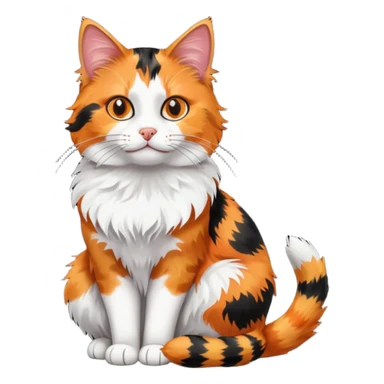 GATA TRES COLORES sticker