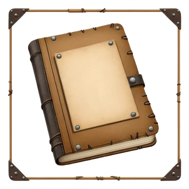 A beat up field notebook sticker