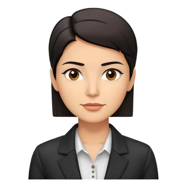 Attractive broad-shouldered Hispanic TV presenter, light brown complexion, square face with defined jawline, short straight black hair combed back with faded sides, friendly expression, black jacket with white buttoned shirt sticker