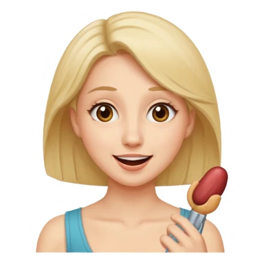 Woman suggesting a man has a small dick  sticker