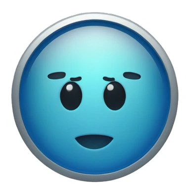 Round tick with blue sticker