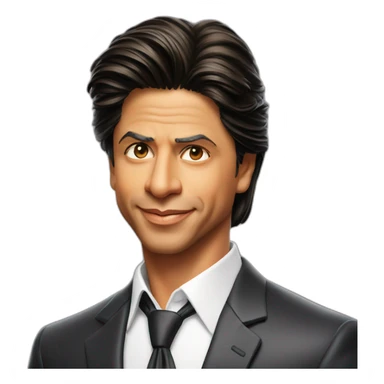 Shah rukh khan with his famous pose sticker