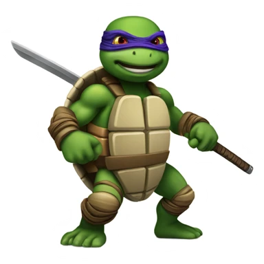 Vicious ninja turtle  sticker