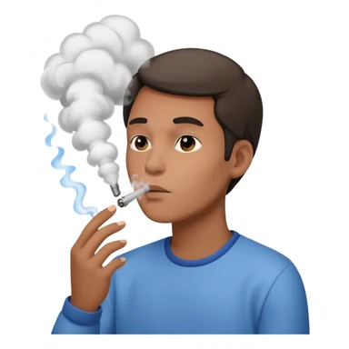 person vaping  sticker