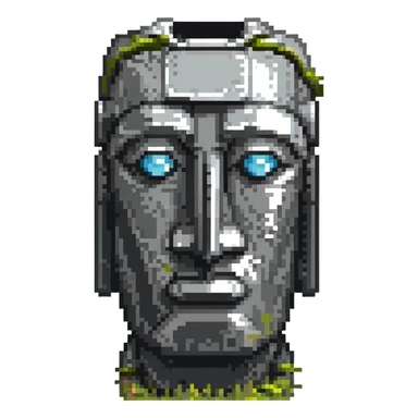 sigma moai head sticker