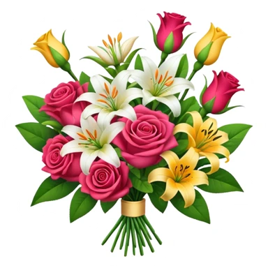 Cute flower bouquet  sticker