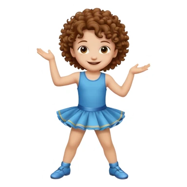 dance smal kid sticker