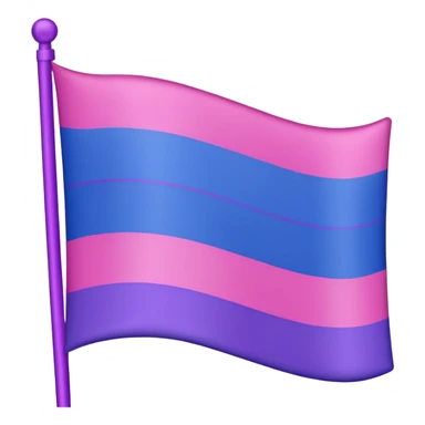 Bisexual flag sticker