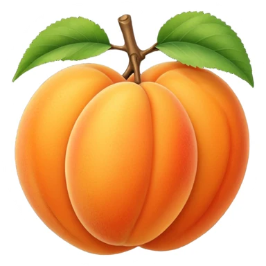 Apricot sticker
