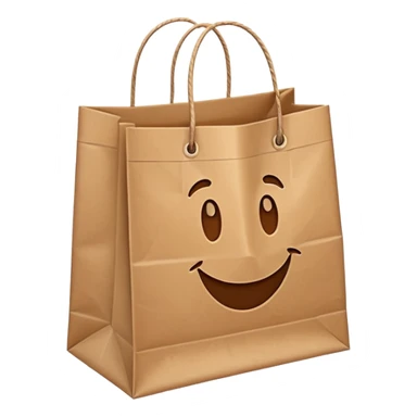 shopping bag sticker