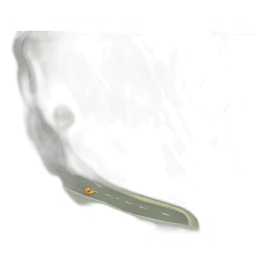 Route de montagne sticker