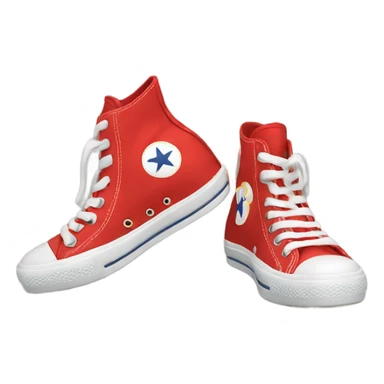 converse red sticker