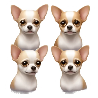 3 chihuahuas  sticker