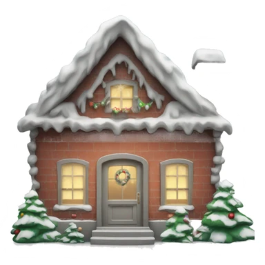 Christmas home sticker