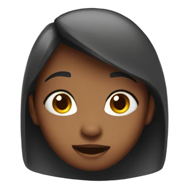 animie girl saying boo sticker