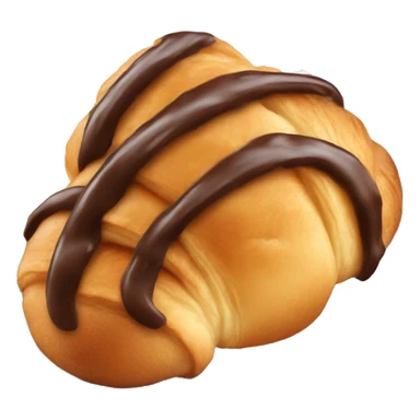 chocolate croissant  sticker