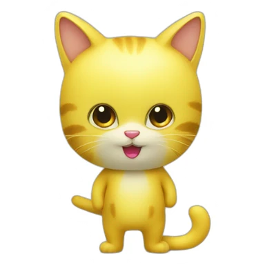 Le chat avec un costume banane sticker