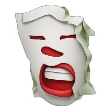 Money-Mouth Face red sticker