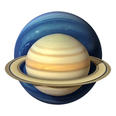 Planet Saturn sticker