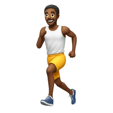 man runnin sticker