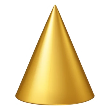 Gorrito de fiesta dorado  sticker