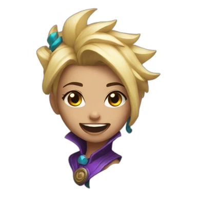 Jinx from League of legend sticker