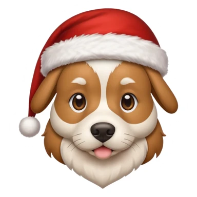 강아지 산타 sticker