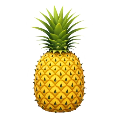 Upside down pineapple sticker