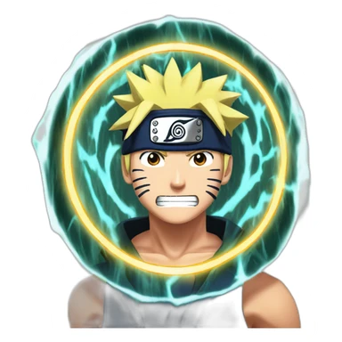 Naruto rasengan sticker