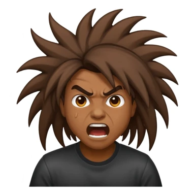 Headbanging emoji sticker