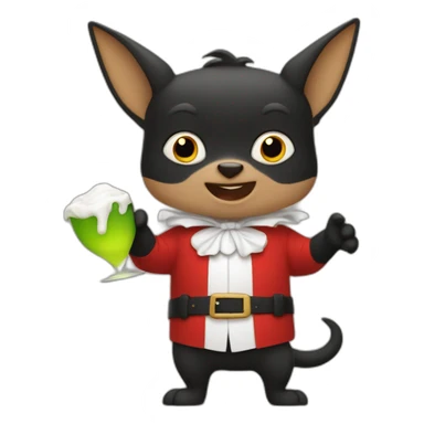 Chauve au fête de biarritz sticker