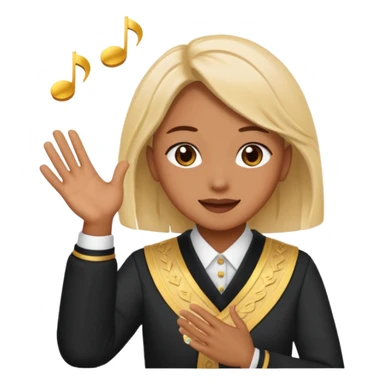 clapping emoji, for sabashi, to clap and donate money to talent on stage sticker