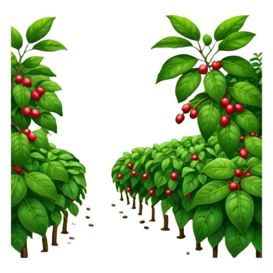 cultivo de café sticker