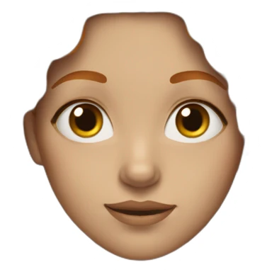 woman with wavy ginger hair, grey eyes sticker