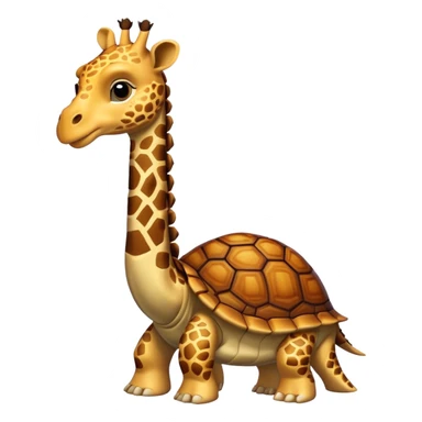 turtle with giraffe neck sticker