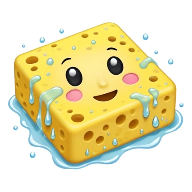 sponge with soap sticker