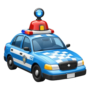 Police Car sticker