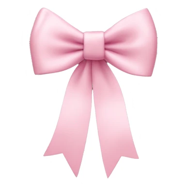 light pink bow on light pink bow sticker