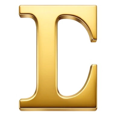 The letter L sticker